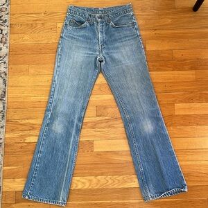 Vintage 70’s 517 Orange Tab Levis 27w